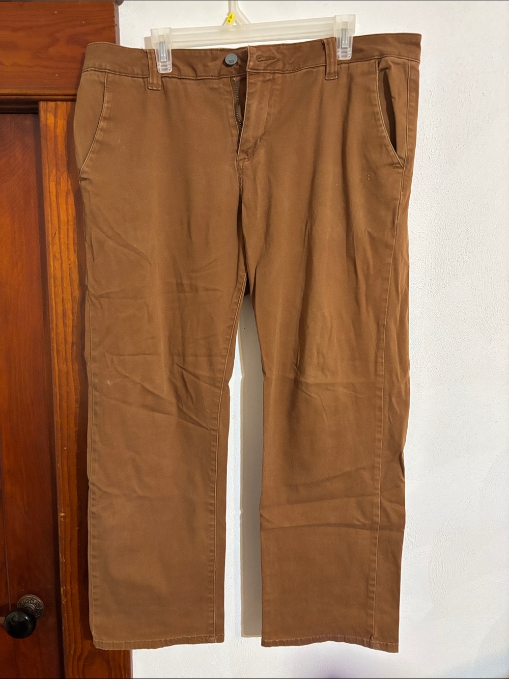 RSQ Brown Straight Leg Chinos